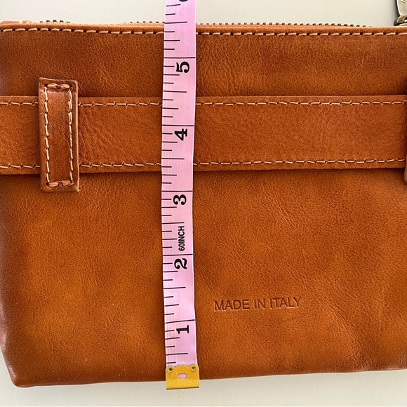 Pratesi Firenze - Italian Leather Studded
Belt Bag Fanny Pack Tan Brown Caramel - Picture 9 of 13